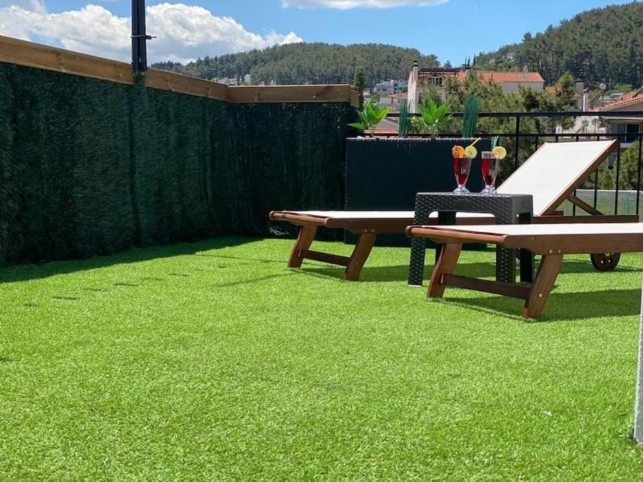 Rooftop Apartment With Garden In Ioannina Eksteriør billede